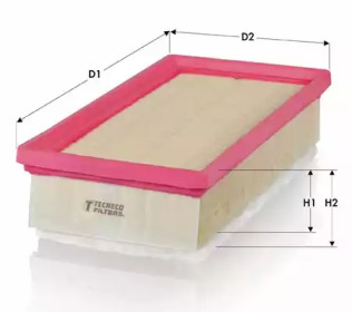 TECNECO FILTERS ar1612pms -  